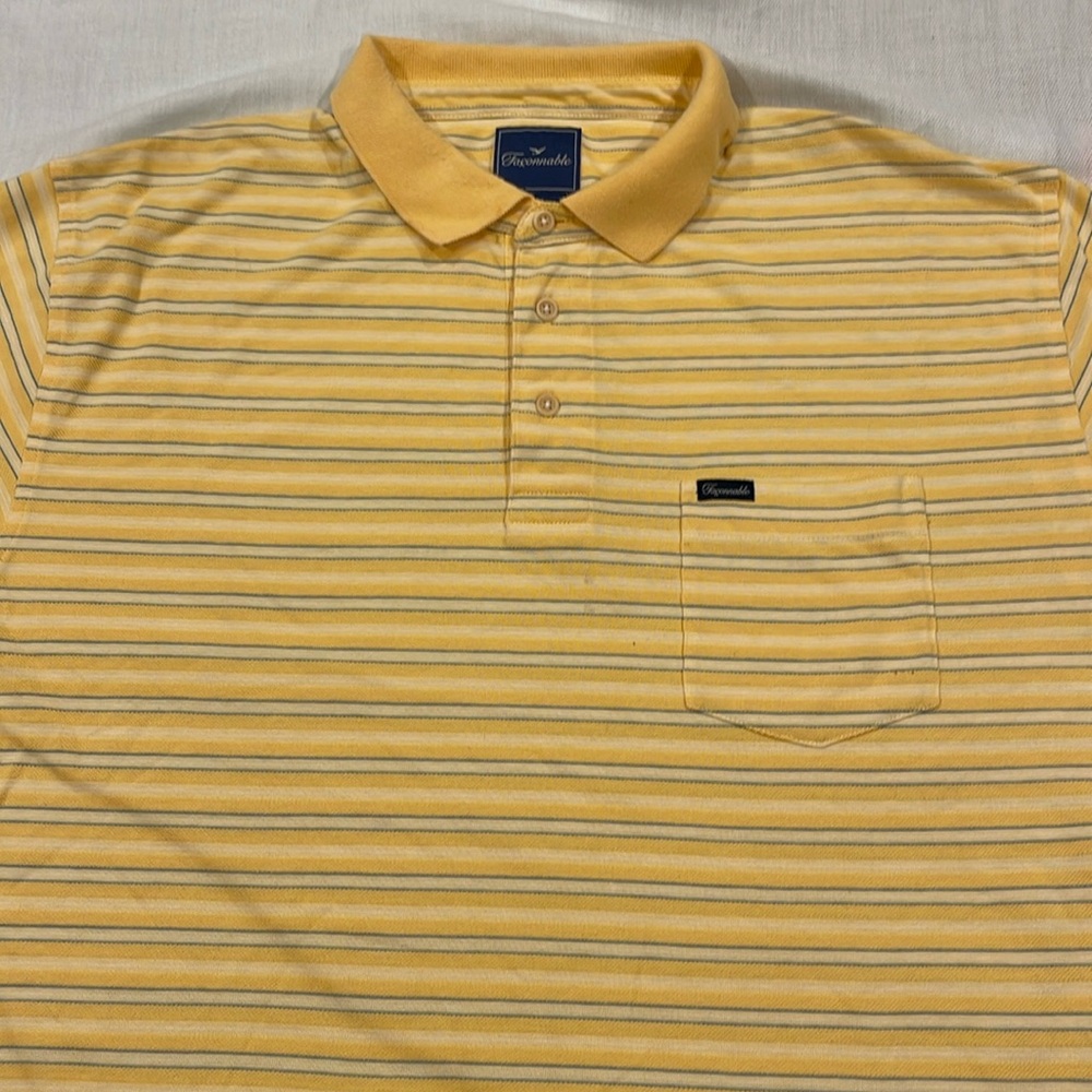 B0316 Faconnable Polo shirt.  SZ L quiet luxury